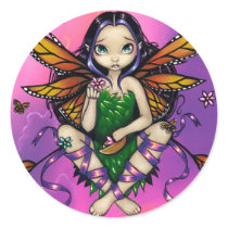 "Fairy at Sunset" Sticker by strangeling "Fairy at Sunset" Sticker