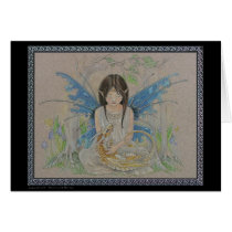 Fairy & Baby Dragon cards by pawtraitart Fairy & Baby Dragon cards