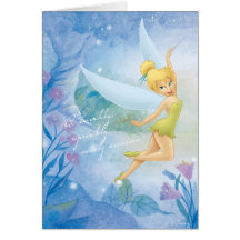 Fairy Background Disney Greeting Cards
