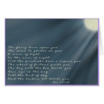 Fairy Beam Poetry Card