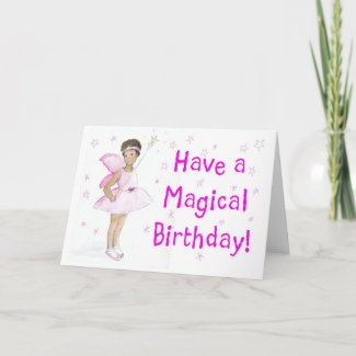 Fairy Birthday Card card