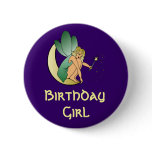 Fairy Birthday Pin buttons