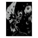Fairy Black and White posters