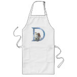 Fairy Blue Monogram D Aprons