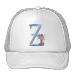 Fairy Blue Monogram Z Trucker Hat