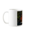 Fairy Boat Scene, butterfly, water mugs
