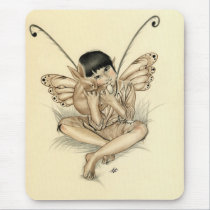 Fairy Boy Bunny Mousepad mousepads