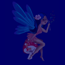 Fairy Bubbles Faded T-Shirt