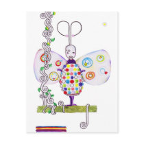 Fairy Bug Postcard by ShouShou Fairy Bug Postcard