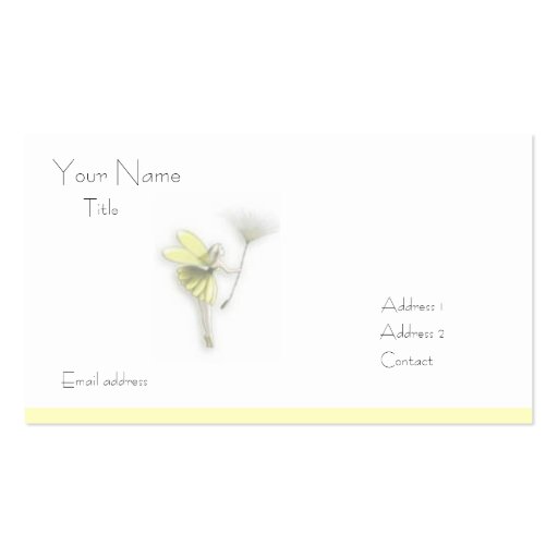 fairy business card (front side)