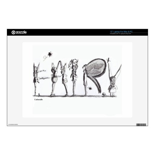 Fairy by Cadouxdle Laptop Decal