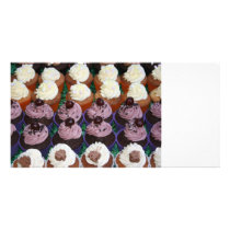 Fairy cakes personalized photo card