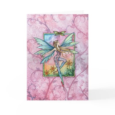 Fairy Card 'Spring Jubilation' by Molly Harrison by robmolily