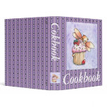 Fairy Cat And Cupcake Cookbook Binder