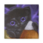 FAIRY CAT - CANDY CORN Magnet