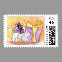 Fairy Cat Gift Stamp