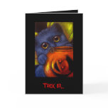 FAIRY CAT HALLOWEEN Card