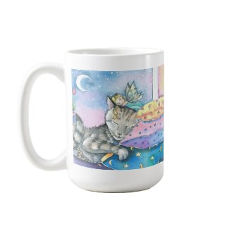 Fairy Cat Mug by Molly Harrison mug