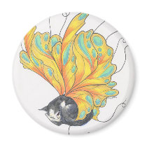 Fairy Cat Nap ©1998 magnets