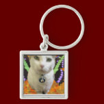 Fairy Cat Square Keychain keychains