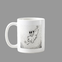 Fairy Cat W Butterfly mugs