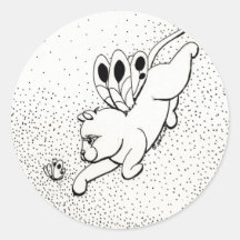 Fairy Cat W Butterfly Stickers