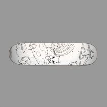 Fairy Cats and Mushroom skateboards