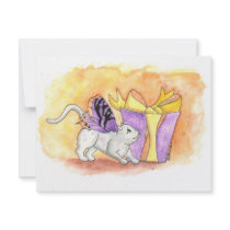 Fairy Cat's Gift invitations