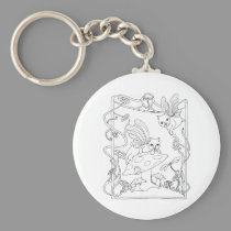 Fairy Cats N Mushroom keychains