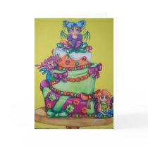 Fairy Celebration Birthday Wishes Notecards cards