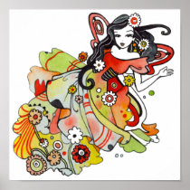 Fairy Children Illustration posters