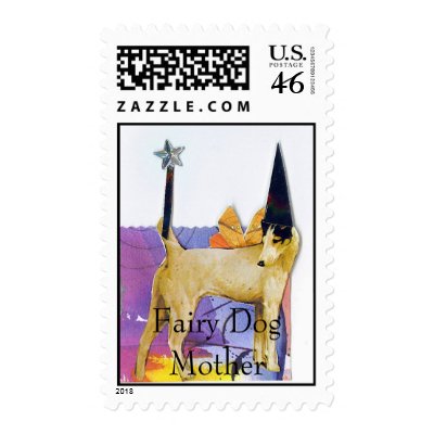 Fairy Dog Mother #1 Postage by urban_debris