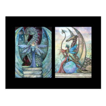 Fairy Dragon ACEO Cards by Molly Harrison Postcard