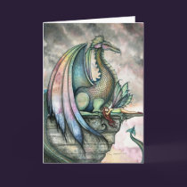 Fairy Dragon Fantasy Card by Molly Harrison cards