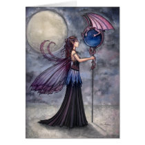 Fairy Dragon Greeting Card by Molly Harrison