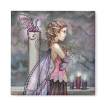 Fairy Dragon Magnet by Molly Harrison by robmolily Fairy Dragon Magnet by Molly Harrison