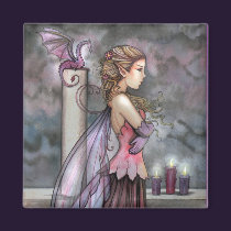 Fairy Dragon Magnet by Molly Harrison magnets