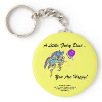 Fairy Dust Happy Keychain keychains