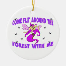 Fairy Flit Around The Forest Christmas Ornament