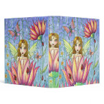 Fairy Flowers Butterflies Ladybugs Binder
