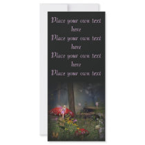 Fairy forest Bookmark Customize it Personalized Rack Card