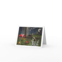 fairy forest greeting card