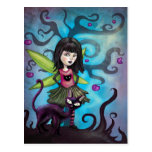 Fairy Girl Who Loves Cats Postcards