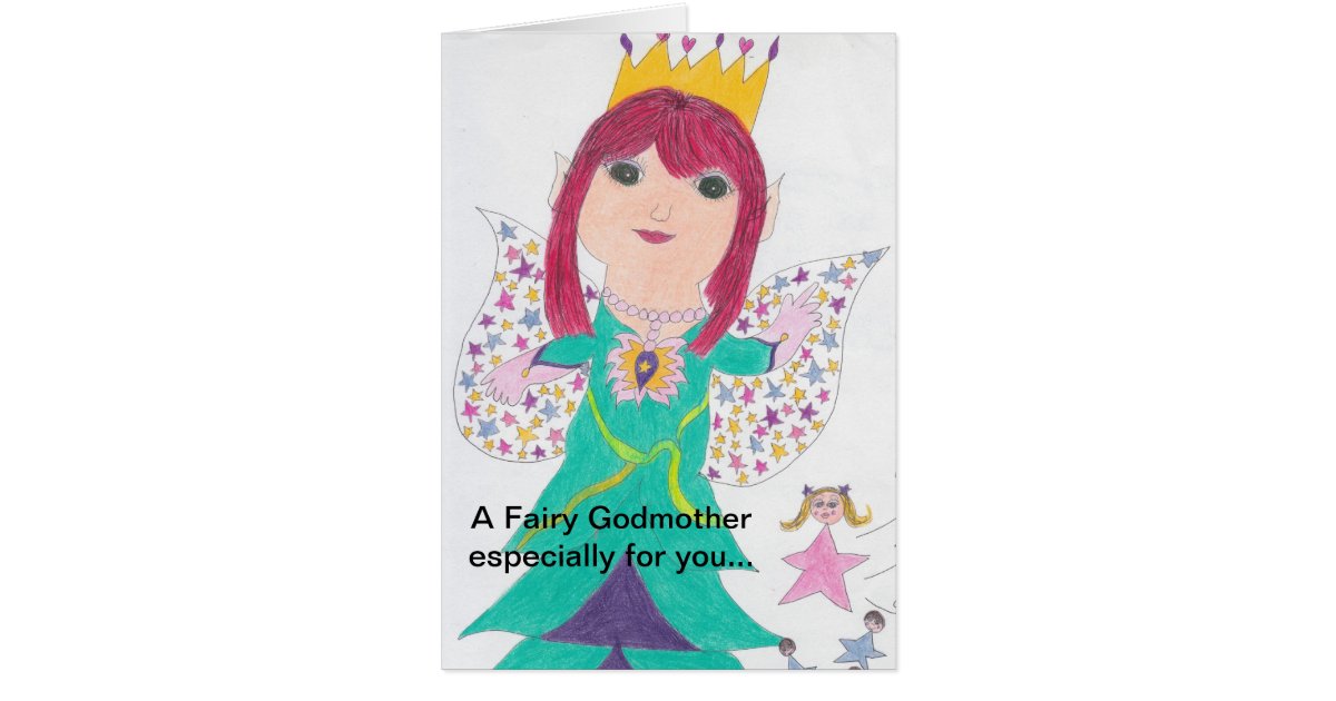 Fairy Godmother Birthday Wishes Card | Zazzle