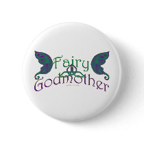Fairy Godmother Design Pins & Buttons