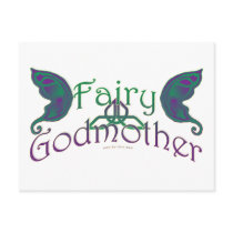Fairy Godmother Design Postcards postcards