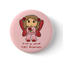 Fairy Good Big Sister Pinback Button
