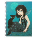 FAIRY GOTH cat- Moonlight Hijinks Notebook
