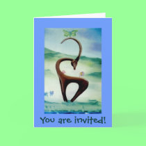 Fairy Greeting Card by Ametisti Fairy Greeting Card