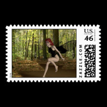 fairy gymnast stamps